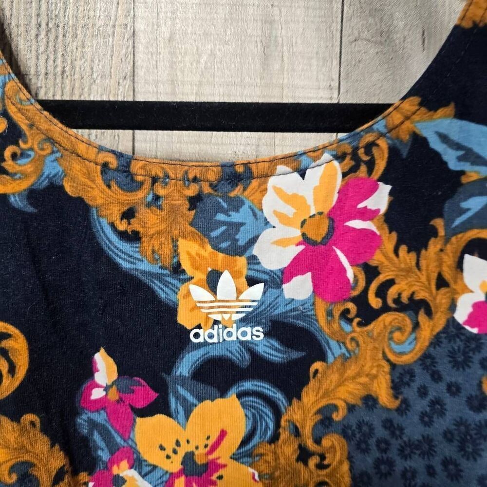 Adidas x Her Studio London Floral All Over Print Open Back Bodysuit Large - Picture 3 of 7